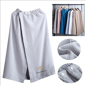 Women's 100% Cotton Waffle Weave Spa Shower Wrap